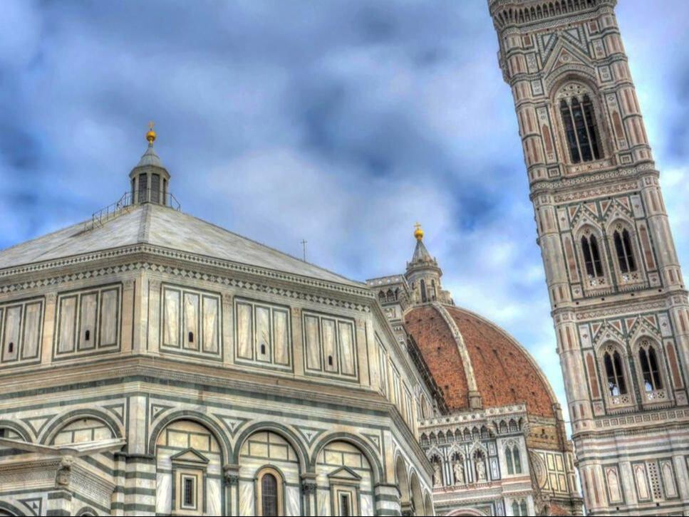 Baptistery of San Giovanni and Florence Cathedral in Piazza del Duomo