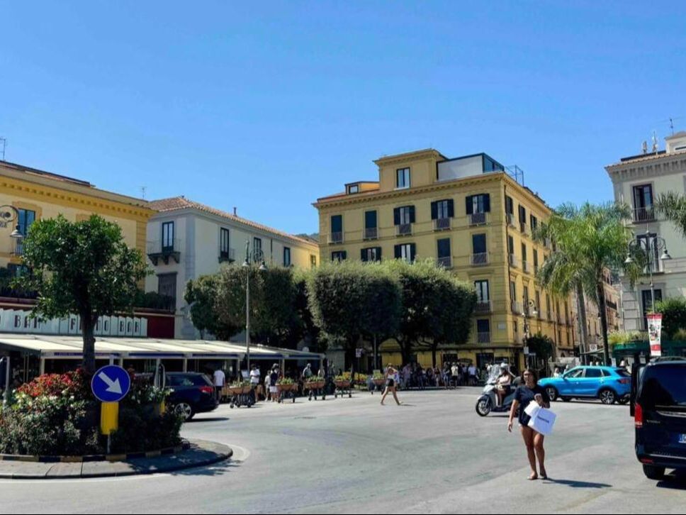 Piazza Tasso, the main square in the centre of Sorrento