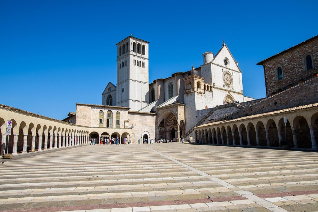 The Basilica of St Francis in Assisi, Umbria