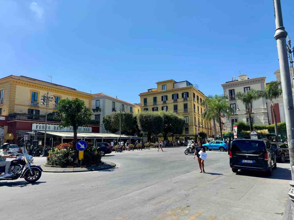 A street in the centre of Sorrento